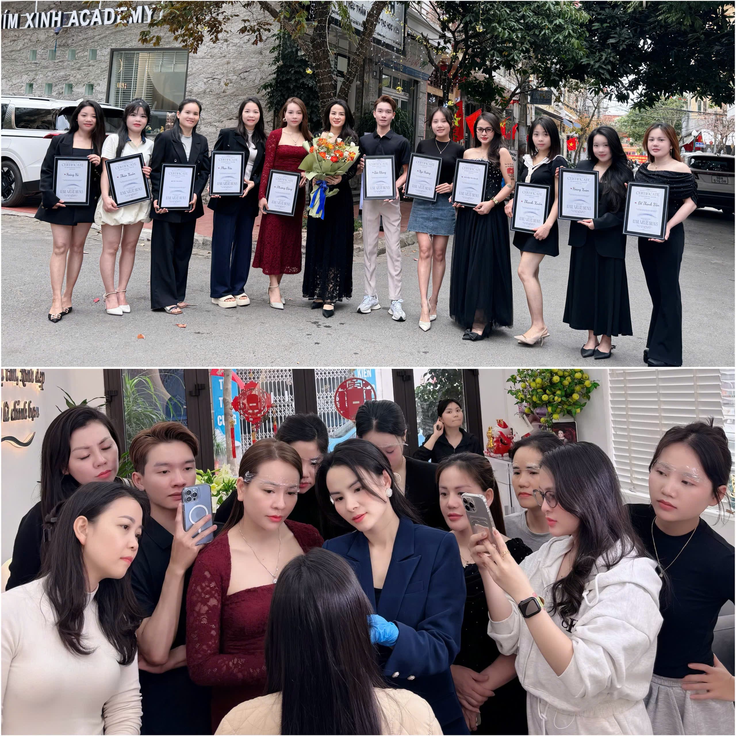 Học viên Nhím Xinh Academy nhận chứng nhận sau cuộc thi